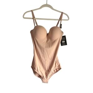 Marilyn Monroe Shaping Bodysuit Nude Convertible Strapless Shapewear Large NEW